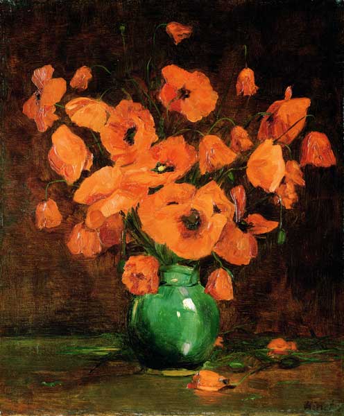 Vase of Flowers od Jean Baptiste Barthelemy Binet