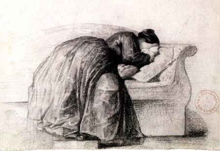 Study of a Woman Weeping od Jean Baptiste Carpeaux