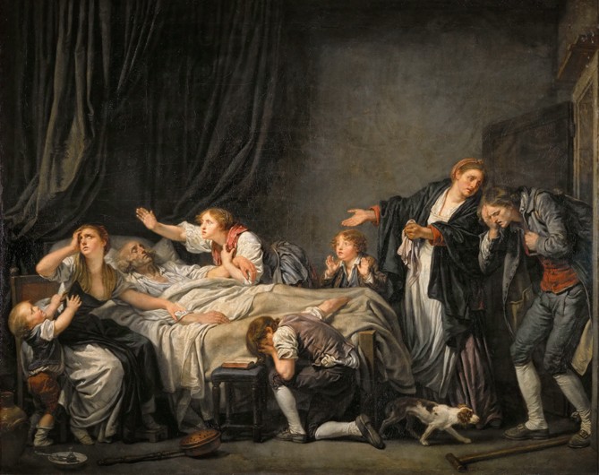 The Father's Curse: The Son Punished od Jean Baptiste Greuze