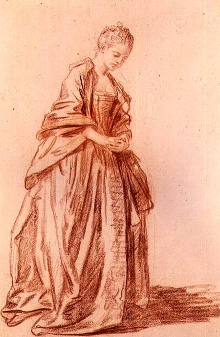 Draped female figure od Jean Baptiste Greuze