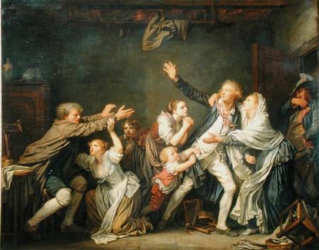 The Father's Curse or The Ungrateful Son od Jean Baptiste Greuze
