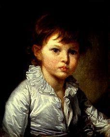 Portrait of the count Stroganov as a child.