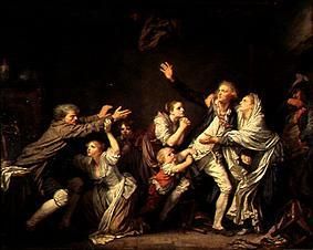 The paternal curse (or: The ungrateful son) od Jean Baptiste Greuze
