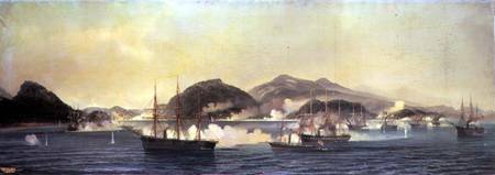 The Second Battle of Shimonoseki, 5th September 1864 od Jean Baptiste Henri Durand-Brager