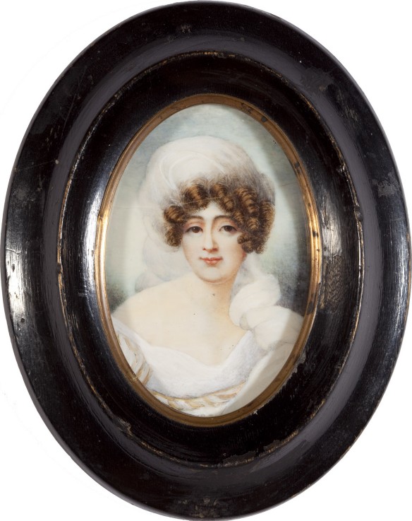 Portrait of Maria Countess Walewska (1786-1817) od Jean-Baptiste Isabey