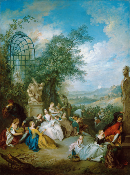 A Rural Celebration od Jean-Baptiste Joseph Pater