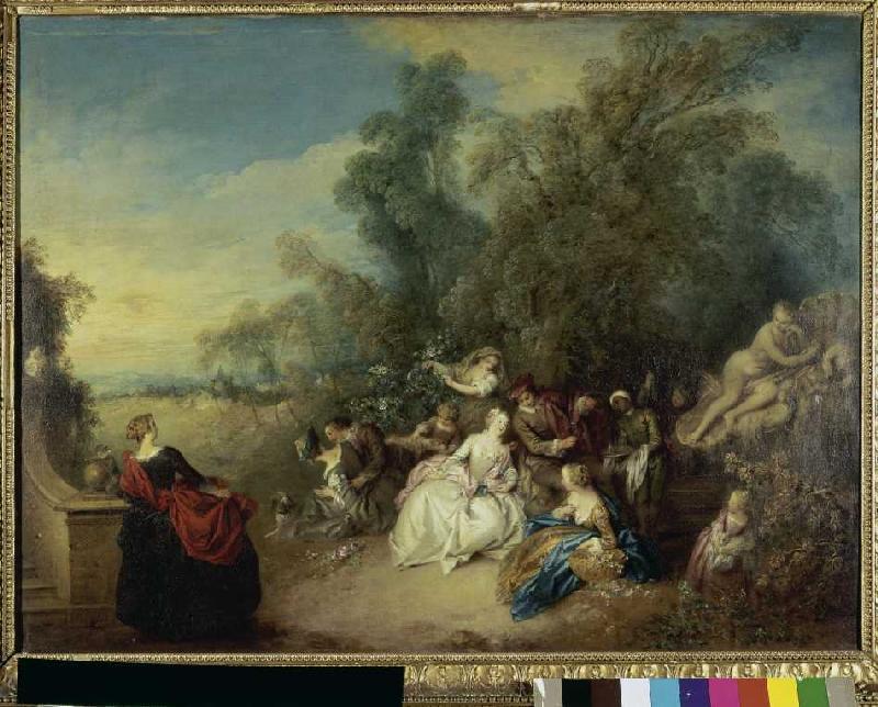 Rural concert. od Jean-Baptiste Joseph Pater