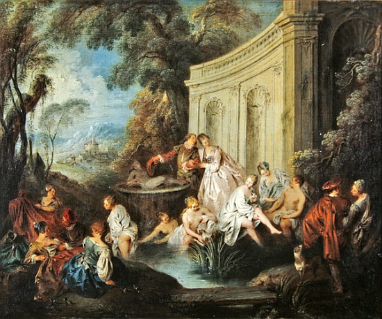 The Bathers od Jean-Baptiste Joseph Pater