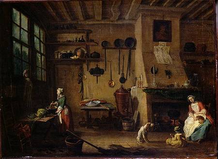The Bourgeois Kitchen od Jean-Baptiste Lallemand