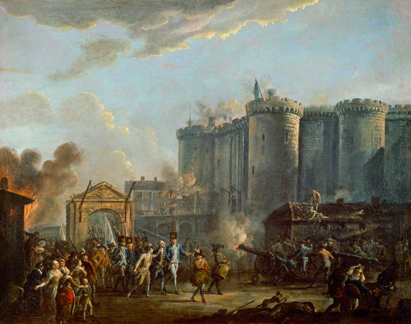 The Arrest of the Governor of the Bastille, 14th July 1789 od Jean-Baptiste Lallemand