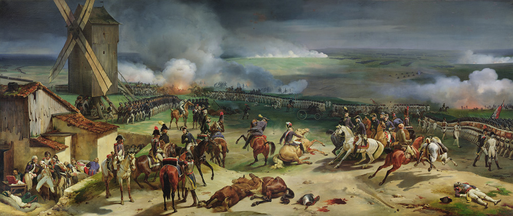 Battle of Valmy, 20th September 1792 od Jean Baptiste Mauzaisse