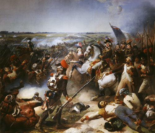 Battle of Fleurus, 26th June 1794 od Jean Baptiste Mauzaisse