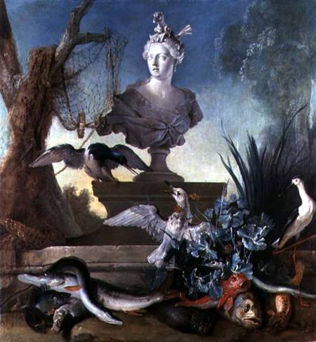 The Four Continents: Asia od Jean Baptiste Oudry