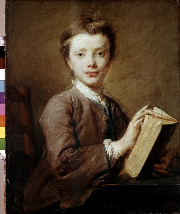 A Boy with a Book od Jean-Baptiste Perronneau