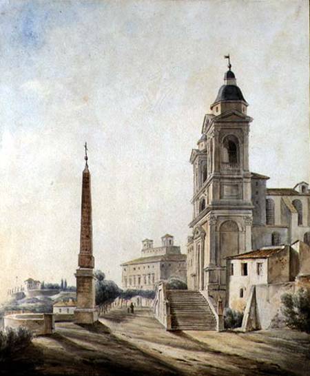 The French Academy in Rome od Jean-Baptiste Philippe Cannissie