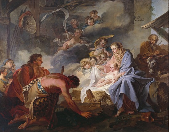 The Adoration of the Shepherds od Jean-Baptiste Pierre