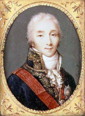 Miniature of Joseph Fouche (1759-1820) Duke of Otranto