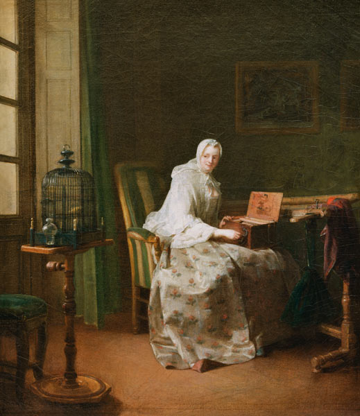 La Serinette od Jean-Baptiste Siméon Chardin
