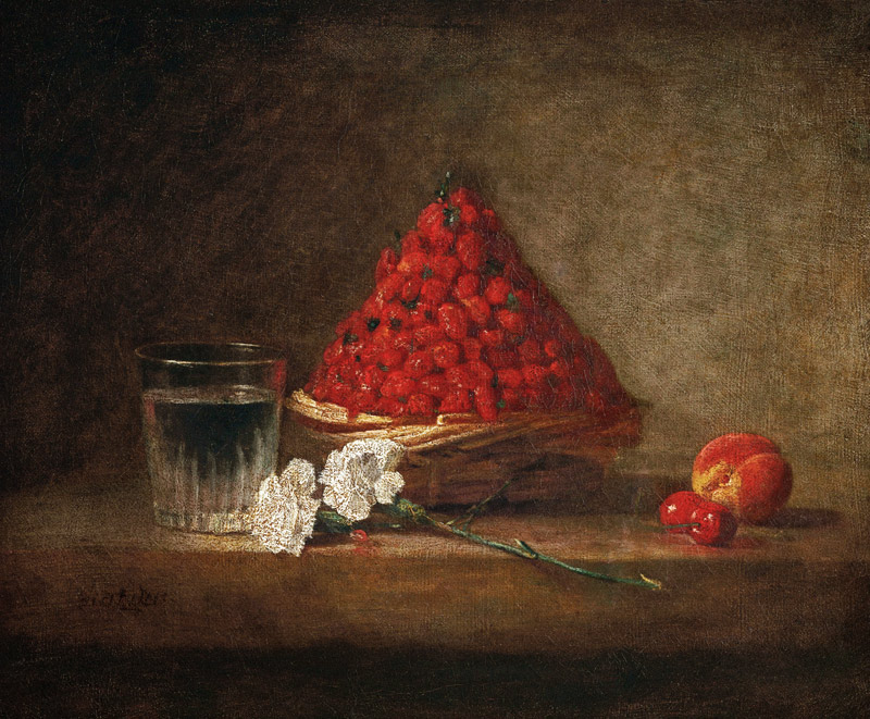 Strawberry Basket od Jean-Baptiste Siméon Chardin