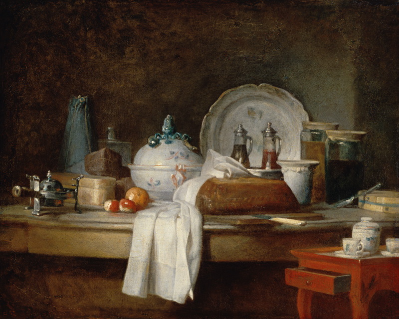 The Officers' Mess or The Remains of a Lunch od Jean-Baptiste Siméon Chardin