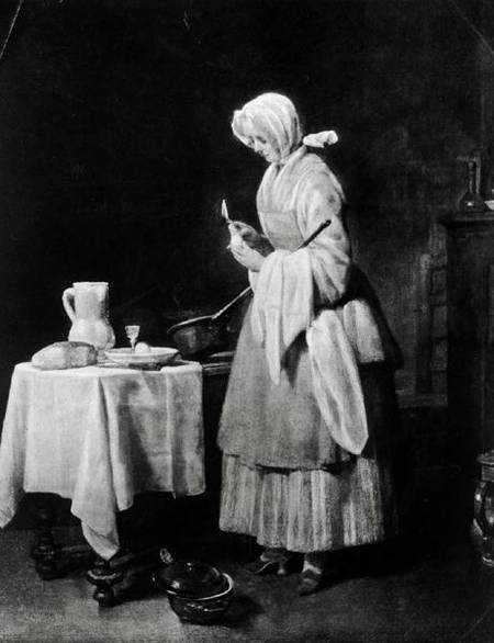 The Attentive Nurse od Jean-Baptiste Siméon Chardin