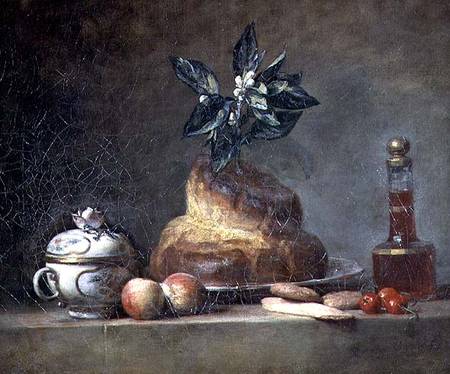 The Brioche or The Dessert od Jean-Baptiste Siméon Chardin