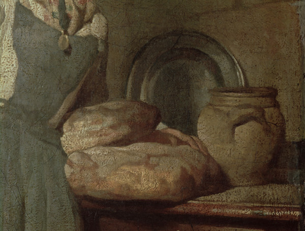 Chardin / Courier Woman / Painting 1739 od Jean-Baptiste Siméon Chardin