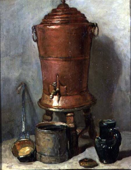 The Copper Drinking Fountain od Jean-Baptiste Siméon Chardin