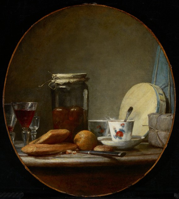 Jar of Apricots od Jean-Baptiste Siméon Chardin