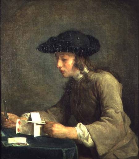 The House of Cards od Jean-Baptiste Siméon Chardin