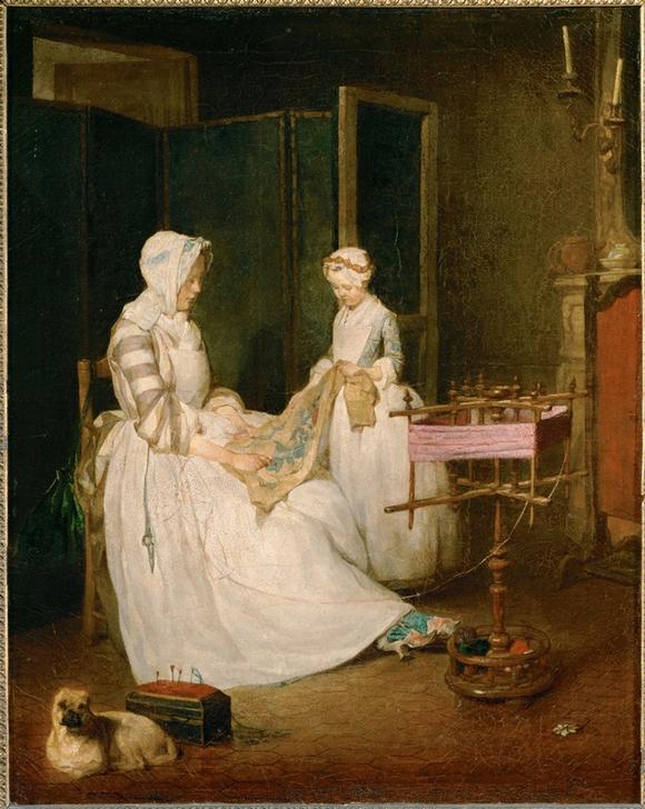La mere laborieuse od Jean-Baptiste Siméon Chardin