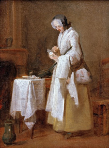 Recovery meal od Jean-Baptiste Siméon Chardin