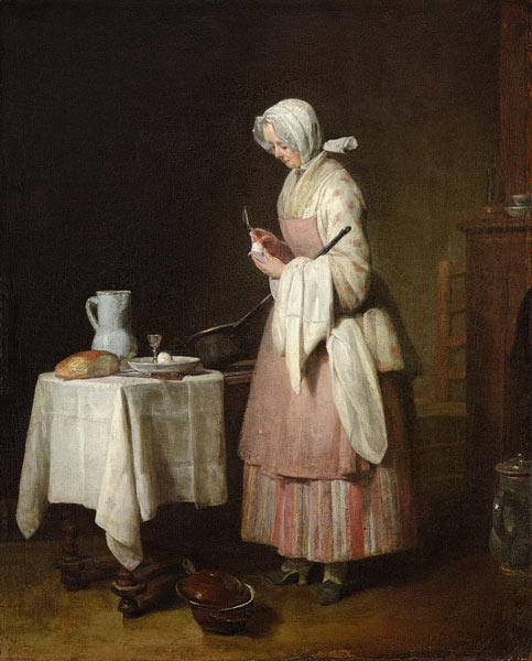 the provident nurse od Jean-Baptiste Siméon Chardin