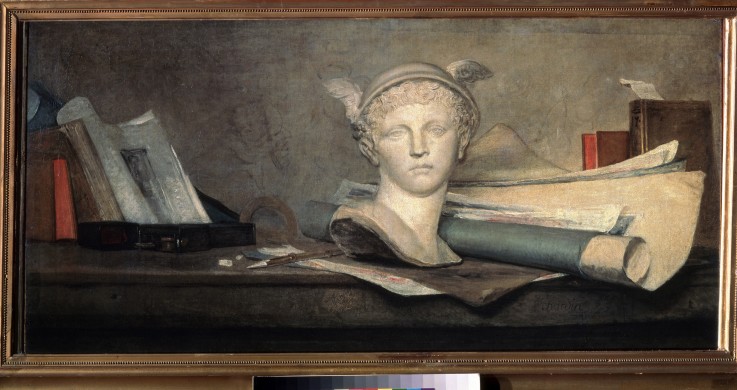 Still Life with Attributes of the Arts od Jean-Baptiste Siméon Chardin