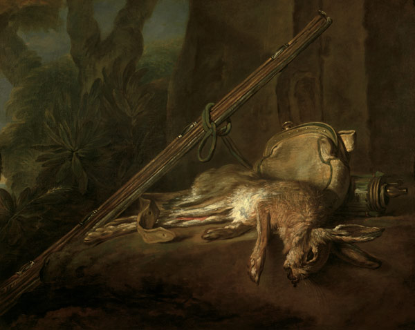 Dead Hare & Gun od Jean-Baptiste Siméon Chardin