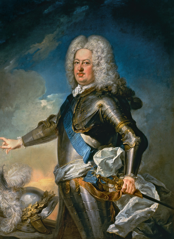 Portrait of Stanislas Lesczinski (1677-1766) King of Poland od Jean-Baptiste van Loo