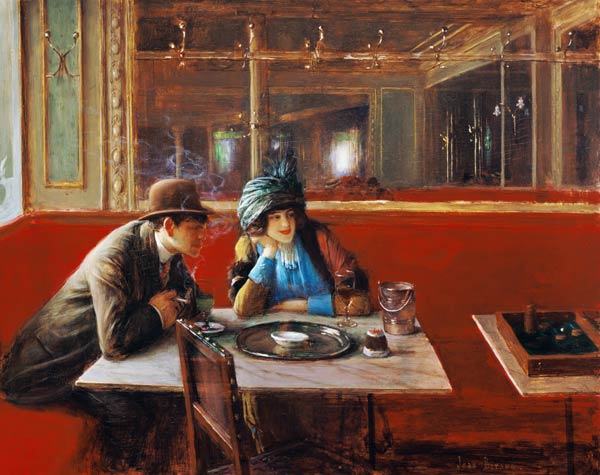 At the Cafe od Jean Beraud