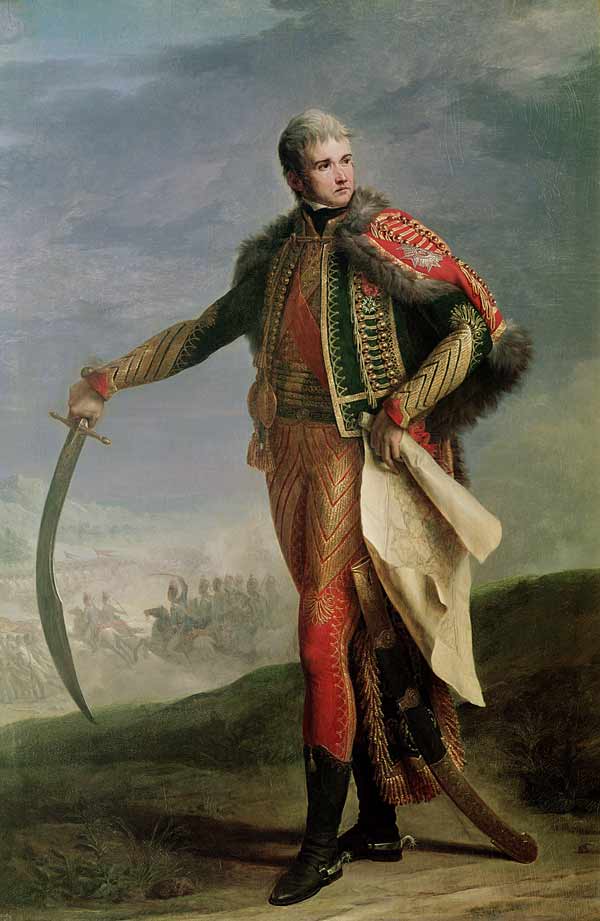 Portrait of Jean Lannes (1769-1809) Duke of Montebello, 1805-10 od Jean Charles Nicaise Perrin