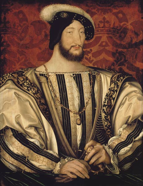 Francois I (1494-1547) od Jean Clouet d. J.