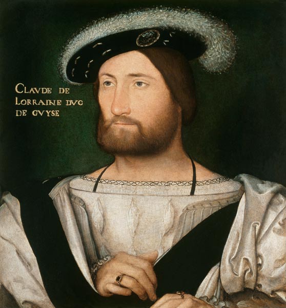 Portrait of Claude of Lorraine od Jean Clouet d. J.