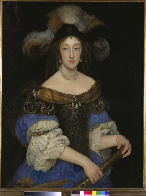 Portrait der Henriette Adelaide. od Jean Delamonce