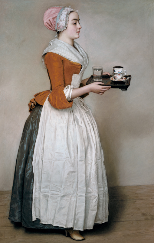 The Chocolate Girl od Jean-Étienne Liotard