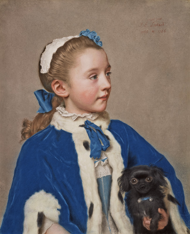 Maria Frederike van Reede-Athlone at Seven od Jean-Étienne Liotard