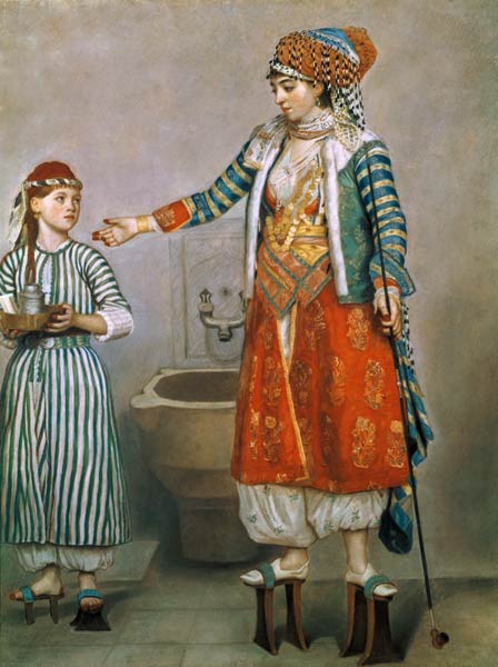 Turkish Woman with her Slave od Jean-Étienne Liotard