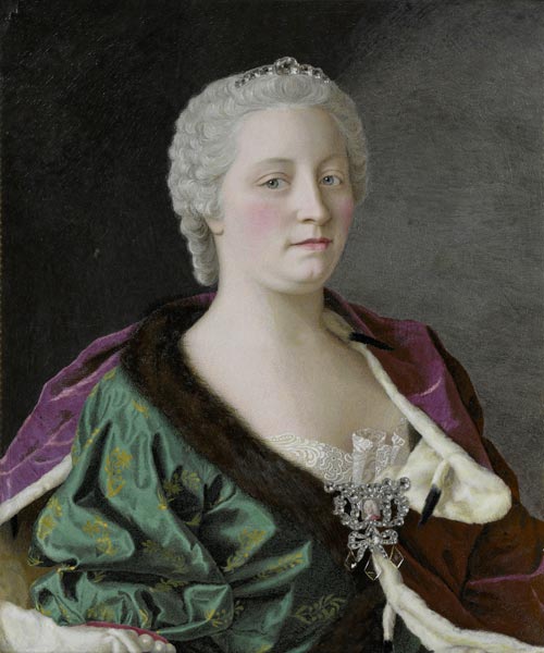Portrait of Empress Maria Theresia of Austria (1717-1780) od Jean-Étienne Liotard