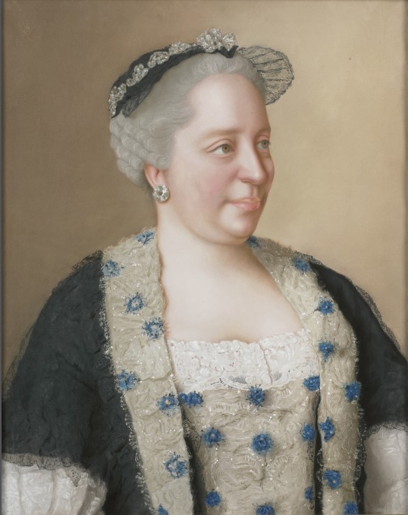 Portrait of Empress Maria Theresia of Austria (1717-1780) od Jean-Étienne Liotard