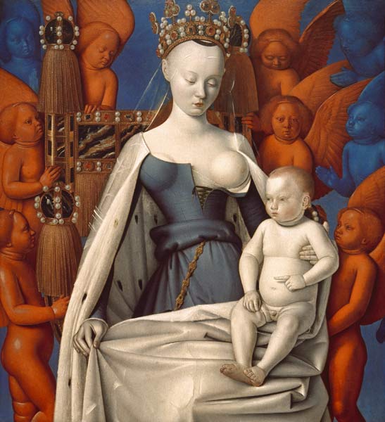 Madonna mit Kind od Jean Fouquet