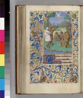 The Annunciation to the Shepherds (Book of Hours)