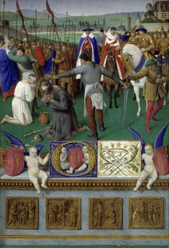 Die Marter des Apostels Jakobus Maior od Jean Fouquet