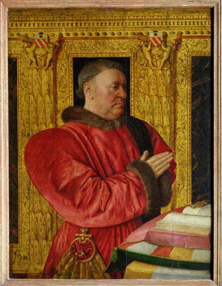 Portrait of Chancellor Guillaume Jouvenel des Ursins (d.1472) od Jean Fouquet